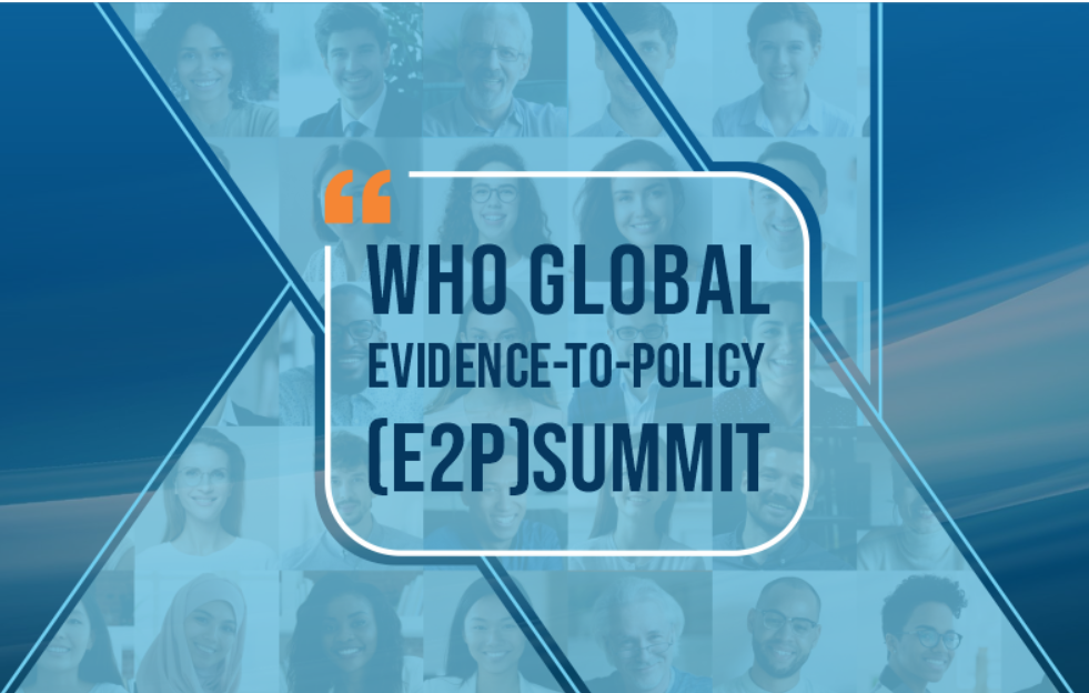 WHO Global Evidence-to-Policy (E2P) Summit. Global challenges, regional specificity: Building on lessons learned from COVID-19 evidence-to-policy processes in PAHO- Region of the Americas